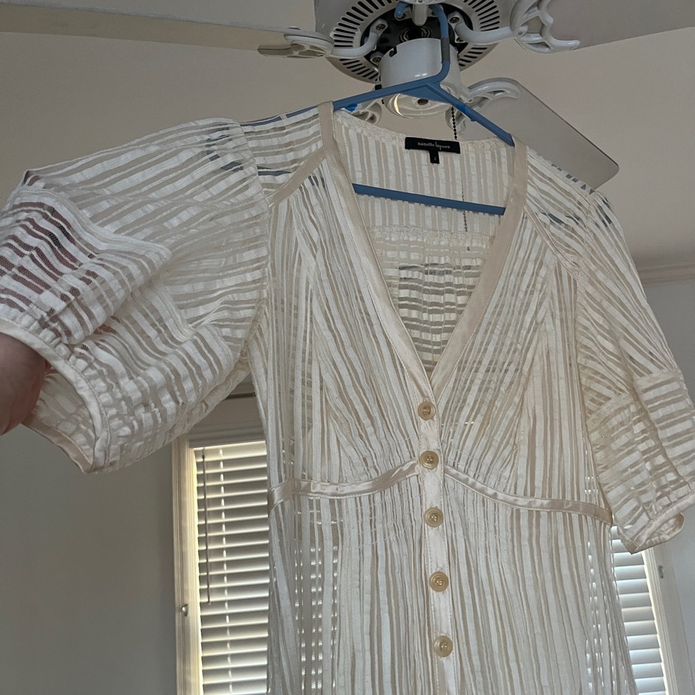 Nanette Lepore size 8 empire waist lined with under slip dress.